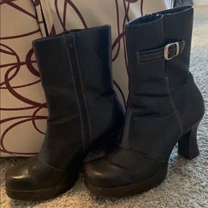 Brown Ankle boots with 3inch heel